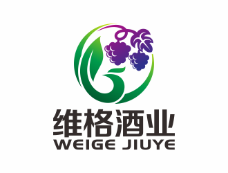 何嘉健的維格紅酒酒業(yè)logo設計