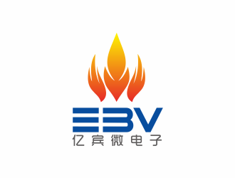 湯儒娟的深圳市億賓微電子有限公司 英文簡稱EBVlogo設計