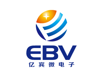 張俊的深圳市億賓微電子有限公司 英文簡稱EBVlogo設計