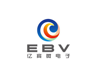 周金進的深圳市億賓微電子有限公司 英文簡稱EBVlogo設計