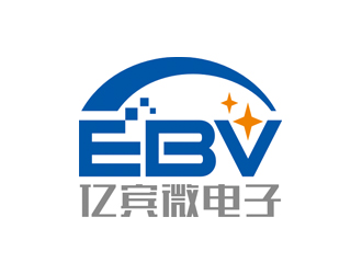 趙鵬的深圳市億賓微電子有限公司 英文簡稱EBVlogo設計