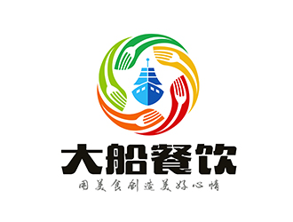 潘樂的大船餐飲（公司名稱：寧波大船餐飲管理有限公司）logo設(shè)計(jì)