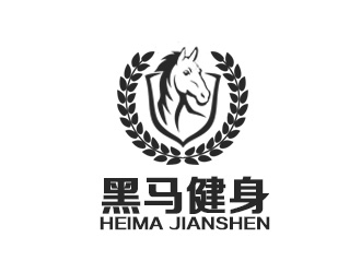 余亮亮的黑馬vip或者黑馬健身logo設(shè)計(jì)