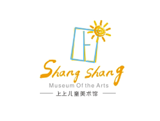 楊占斌的線條行動物品牌logo－丄上兒童美術(shù)館logo設(shè)計