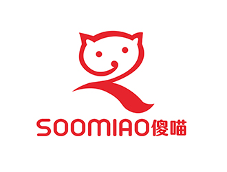 潘樂的SOOMIAO 傻喵兒童標志設(shè)計logo設(shè)計