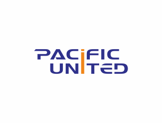 湯儒娟的Pacific United英文國際貿(mào)易logologo設(shè)計(jì)