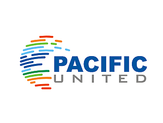 盛銘的Pacific United英文國際貿(mào)易logologo設(shè)計(jì)