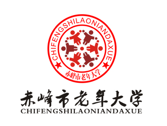 李正東的赤峰市老年大學(xué)?；誰ogo設(shè)計(jì)logo設(shè)計(jì)