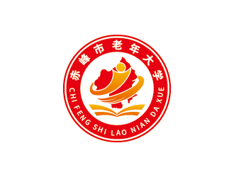 王濤的赤峰市老年大學(xué)校徽logo設(shè)計(jì)logo設(shè)計(jì)