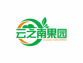 何嘉健的云之南果園CLOUD ORCHARDlogo設(shè)計(jì)