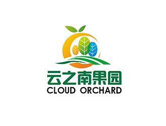 秦曉東的云之南果園CLOUD ORCHARDlogo設(shè)計(jì)