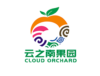 盛銘的云之南果園CLOUD ORCHARDlogo設(shè)計(jì)