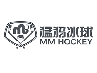 秦曉東的猛犸冰球（MM HOCKEY）logo設(shè)計(jì)