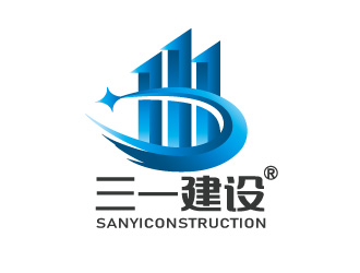 陳曉濱的河南三一建設發(fā)展有限公司logo設計