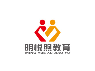 周金進的明悅煦教育培訓(xùn)單色logologo設(shè)計