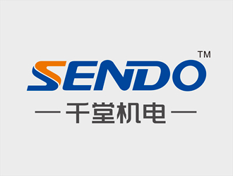 唐國強的SENDO/東莞市千堂機電設(shè)備有限公司logo設(shè)計