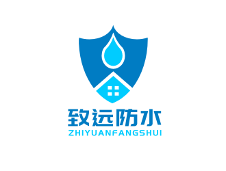 姜彥海的建筑防水工程單色logologo設計