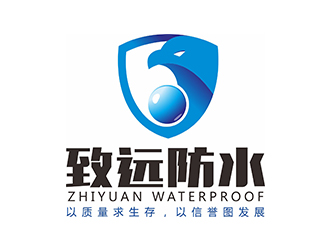 鄭錦尚的建筑防水工程單色logologo設計