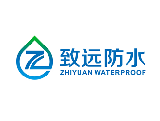 唐國強的建筑防水工程單色logologo設計