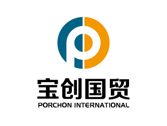 張俊的PORCHON INTERNATIONAL 寶創(chuàng)國(guó)貿(mào)logo設(shè)計(jì)