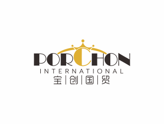 何嘉健的PORCHON INTERNATIONAL 寶創(chuàng)國(guó)貿(mào)logo設(shè)計(jì)