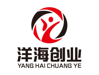 向正軍的洋海創(chuàng)業(yè)logo設(shè)計(jì)