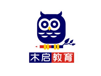 姜彥海的木啟教育logo設(shè)計(jì)logo設(shè)計(jì)