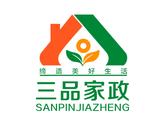 鄭錦尚的三品家政logo設(shè)計(jì)