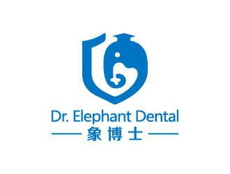 葉美寶的象博士Dr. Elephant Dentallogo設計