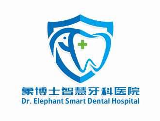 張偉的象博士Dr. Elephant Dentallogo設(shè)計(jì)