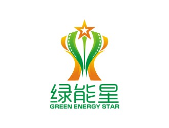 曾翼的綠能星logo設(shè)計