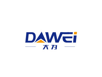 朱紅娟的DaWei字母LOGO設(shè)計，酷炫簡潔，有力量感l(wèi)ogo設(shè)計