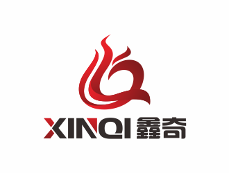 何嘉健的XINQI 鑫奇logo設(shè)計