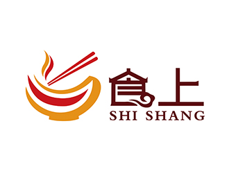 潘樂的食上logo設(shè)計