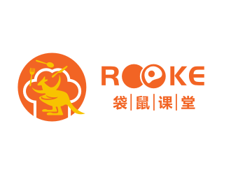 姜彥海的袋鼠課堂輕食沙拉開店培訓logo設計logo設計