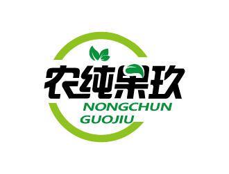 連杰的農(nóng)純果玖logo設(shè)計(jì)