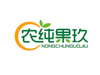 吳曉偉的農(nóng)純果玖logo設(shè)計(jì)