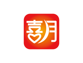 張俊的喜月logo設(shè)計