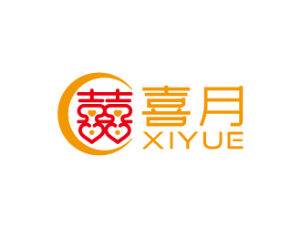 周金進的喜月logo設(shè)計