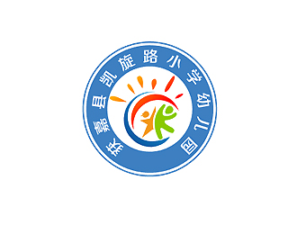 秦曉東的獲嘉縣凱旋路小學(xué)幼兒園logo設(shè)計(jì)