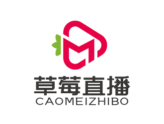 張俊的草莓直播APP電商logo設(shè)計logo設(shè)計