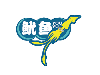 秦曉東的魷魚logo設(shè)計