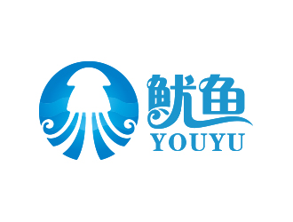 黃安悅的魷魚logo設(shè)計