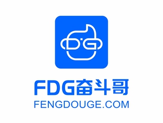 FDG奮斗哥logo設(shè)計