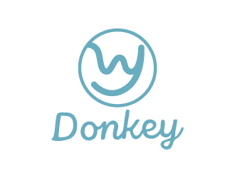 張俊的Donkey 手繪線(xiàn)條logologo設(shè)計(jì)