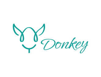 安冬的Donkey 手繪線(xiàn)條logologo設(shè)計(jì)