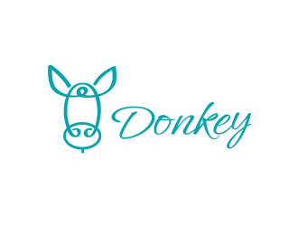 安冬的Donkey 手繪線(xiàn)條logologo設(shè)計(jì)