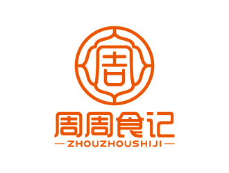 王濤的周周食記食品LOGOlogo設計