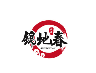 陳川的錦地春logo設(shè)計