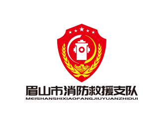 孫金澤的眉山市消防救援支隊logo設(shè)計